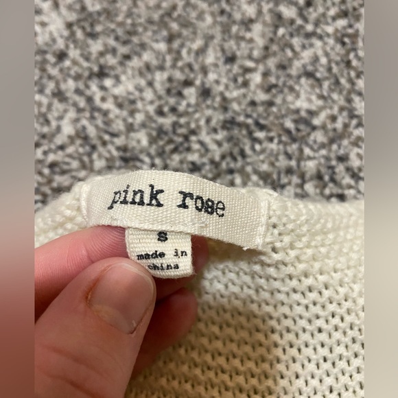 Pink Rose Sweater - Picture 2 of 3